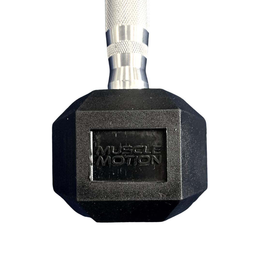 -Rubber Hex Dumbbells-Gym Direct
